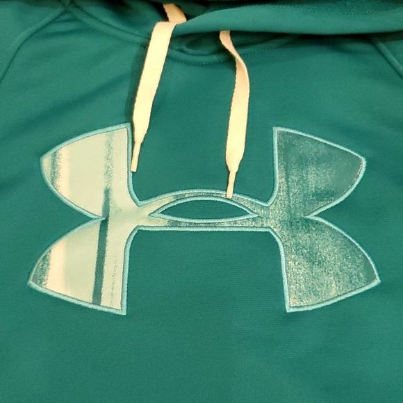 Women's Under Armour UA Storm teal hooded sweatshirt - Picture 4 of 8